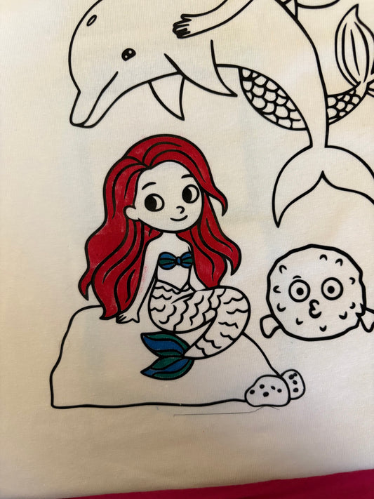 T-Shirt om zelf in te kleuren - beschrijf jouw afbeelding of tekst